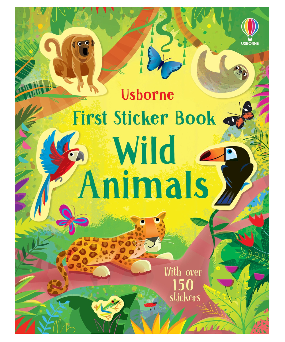 Usborne First Sticker Book Wild Animals