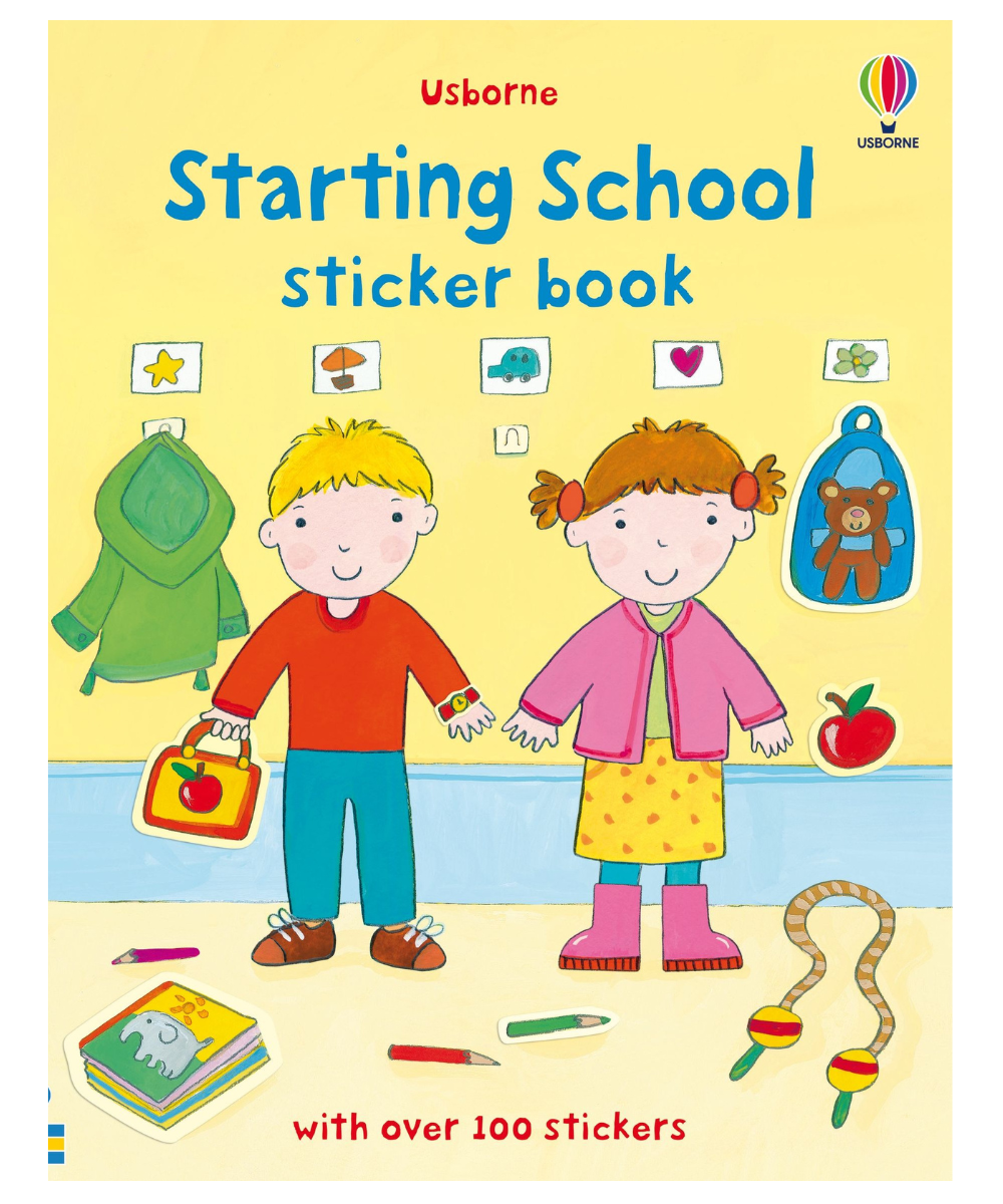 Usborne Starting School Sticker Book