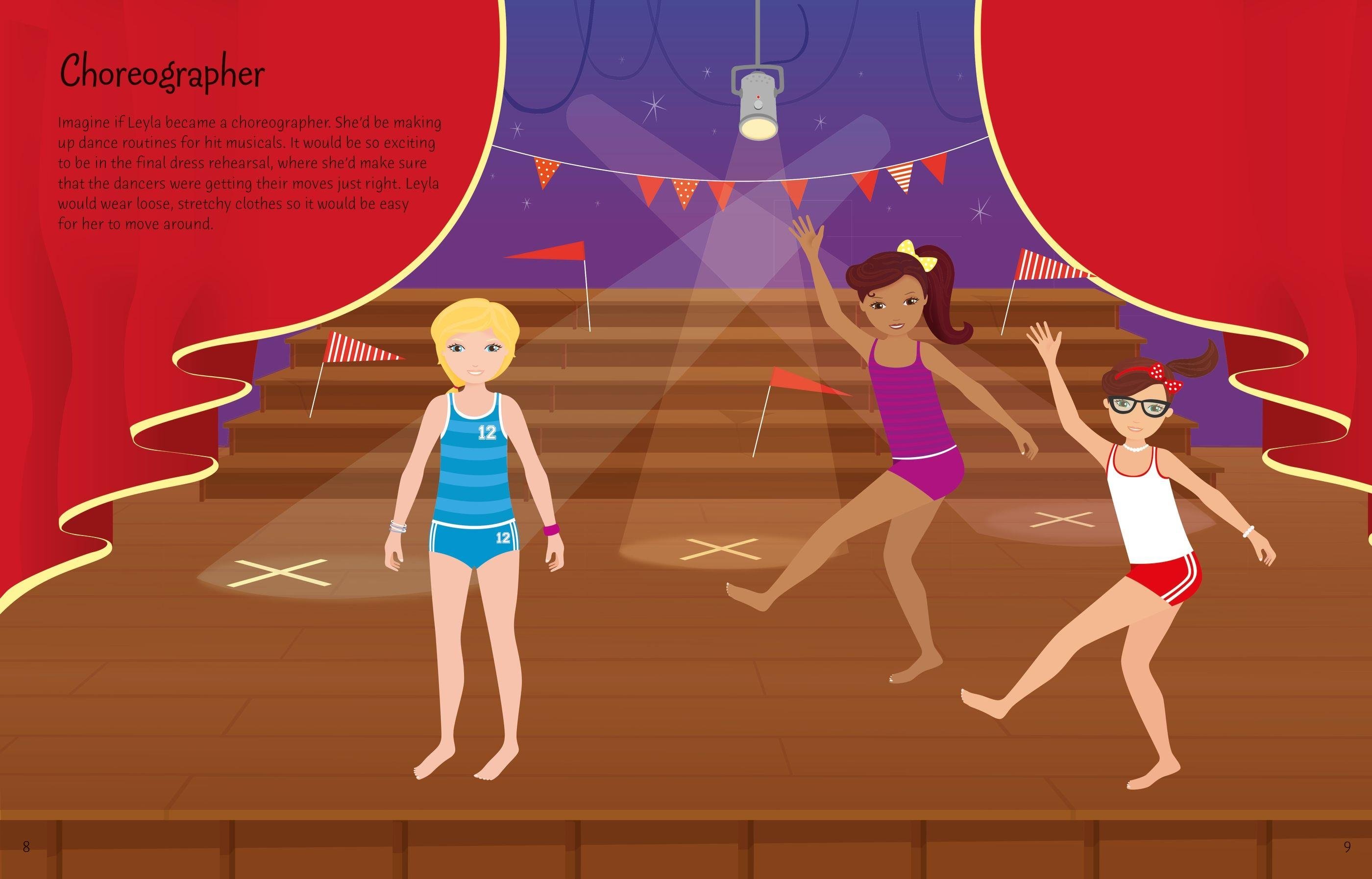 Usborne Sticker Dolly Dressing Dream Jobs