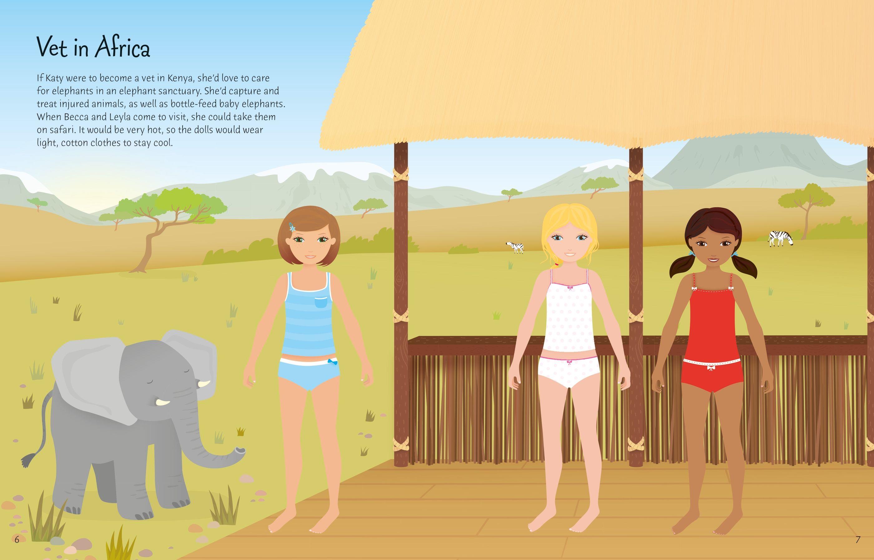 Usborne Sticker Dolly Dressing Dream Jobs