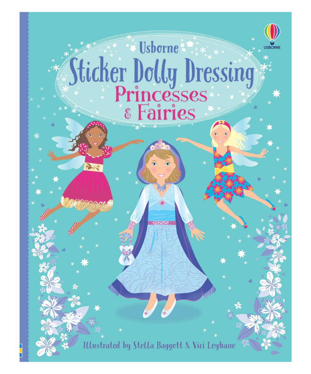 Usborne Sticker Dolly Dressing Princesses & Fairies