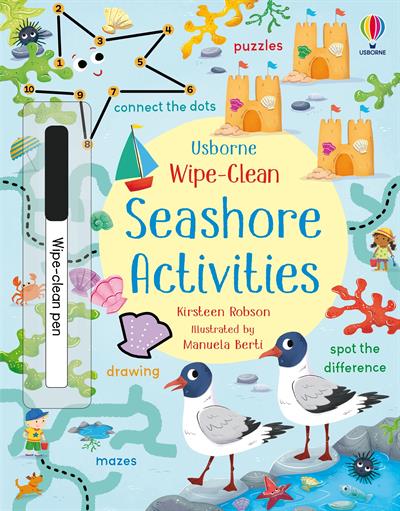 Usborne Wipe - Clean Seashore Activities