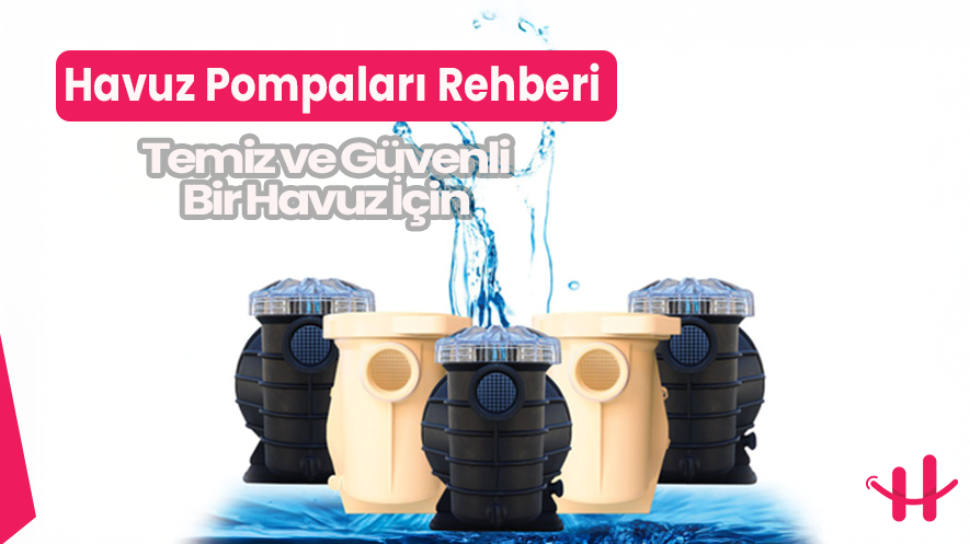Havuz pompası ile berrak ve temiz bir yüzme havuzu