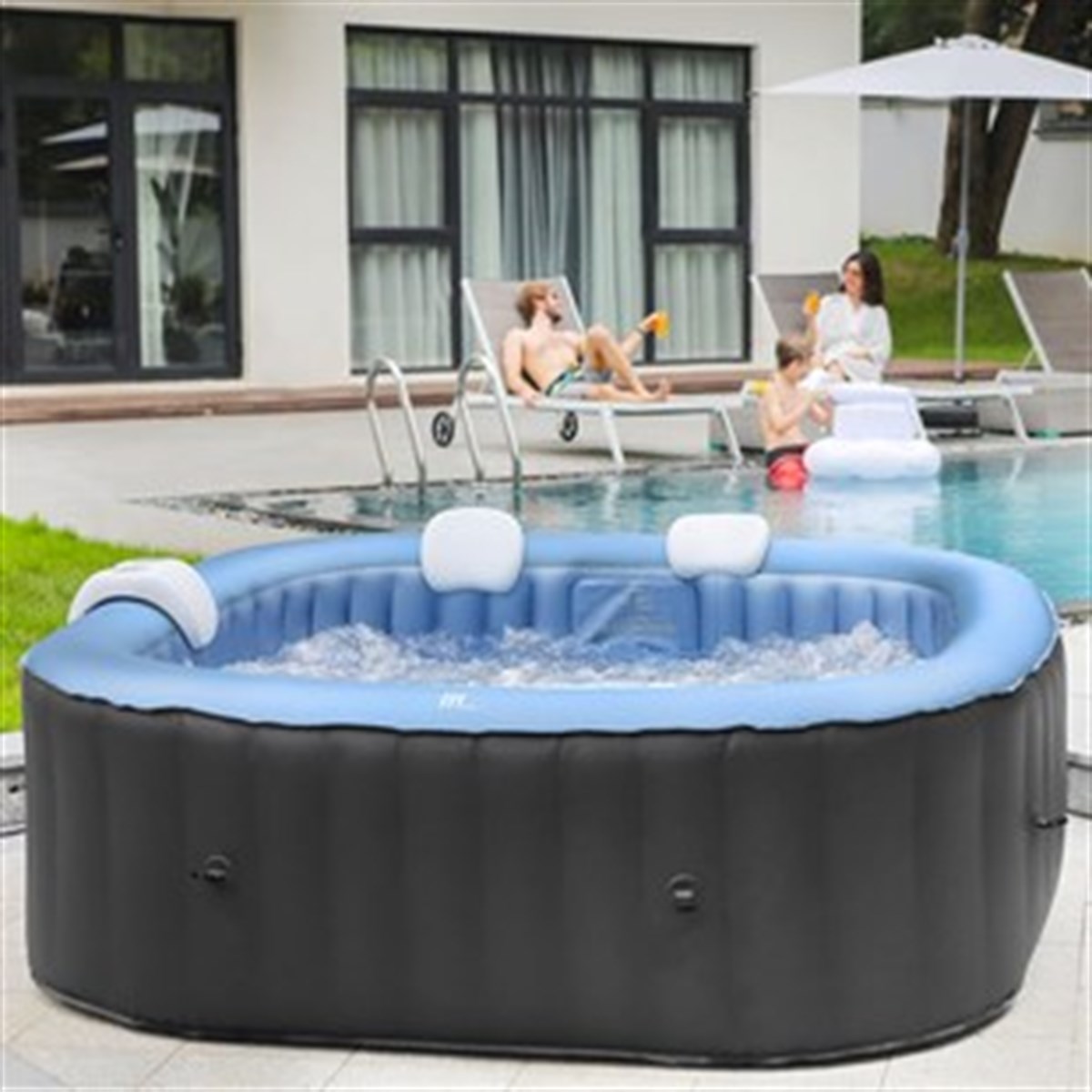 Jakuzi Spa Komfort Set 2 Başlık + Bardak Tutucu  | Jakuzi Ekipmanları | Jakuzi Spa Komfort Set 2 Başlık + Bardak Tutucu  - Havuz.com.tr