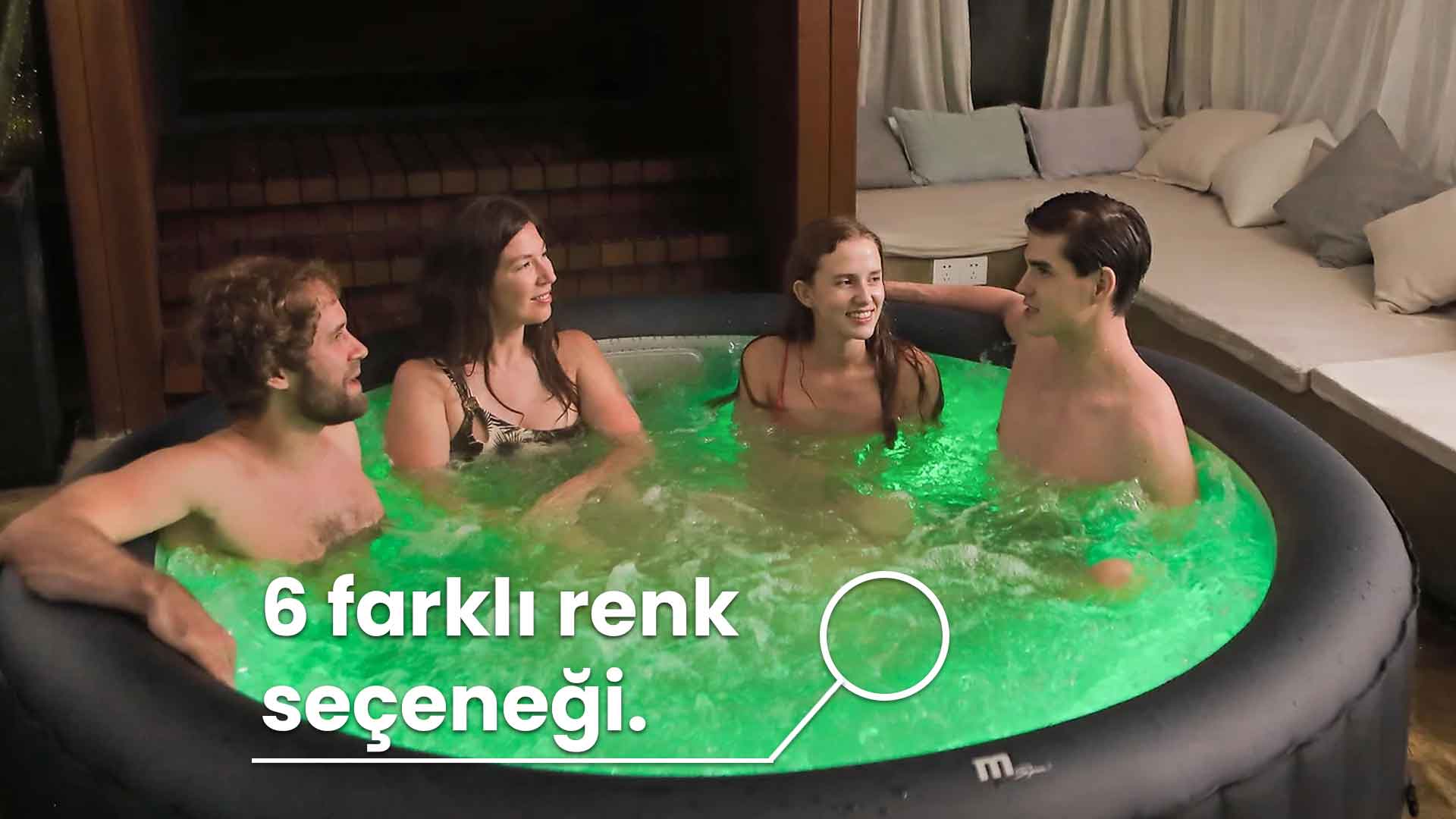 6 Farklı Renk Seçeneği