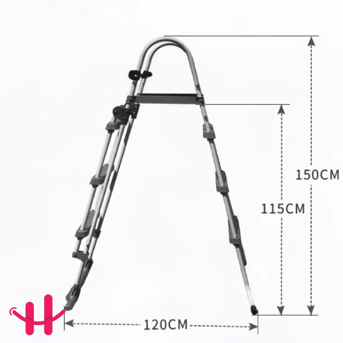 Platformlu Üç Basamaklı Merdiven 42