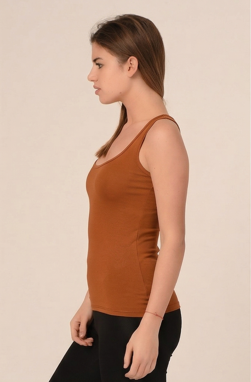 Kalın Askılı Rambo Viskon Taba Body