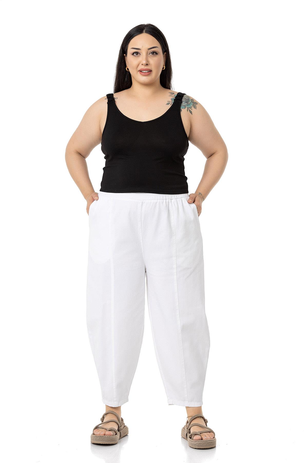 Büyük Beden Askıları Büzgülü Drapeli Crop Siyah Body
