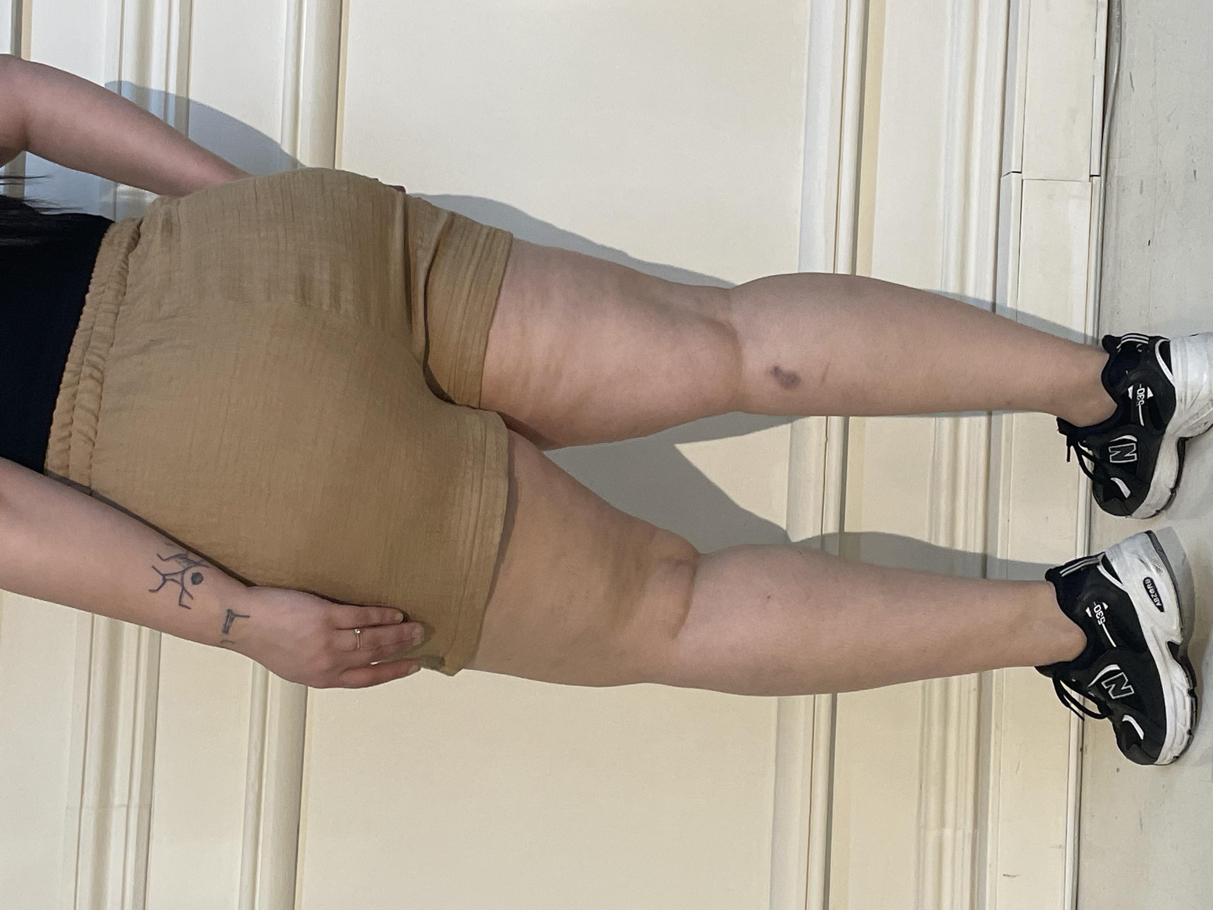 Plus Size Dark Mink Shorts with Elastic Waist and Side Pockets