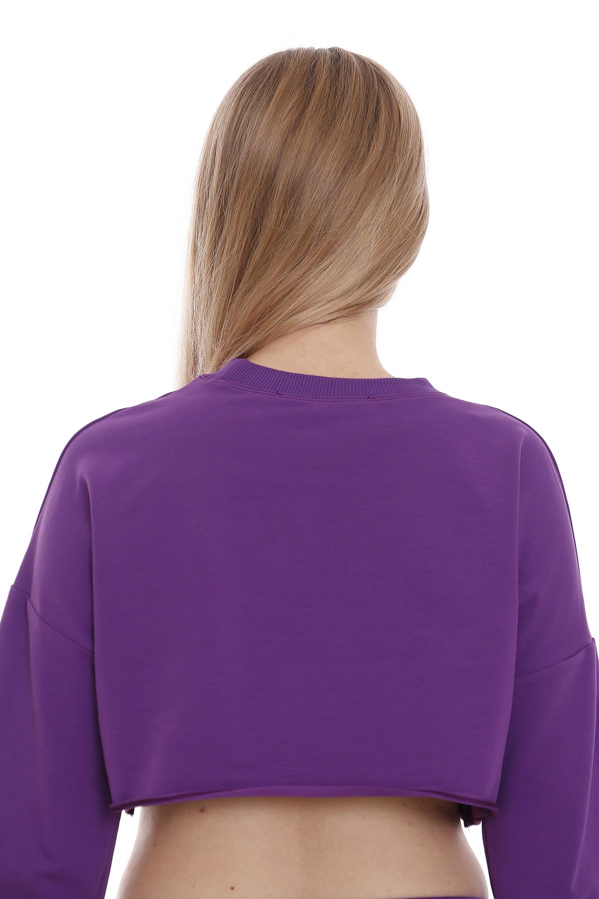 DISENTIS MODEST Crop Sweatshirt