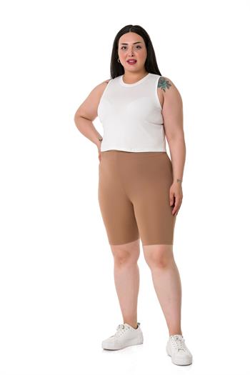 Plus Size Mink Tights Above Knee with Elastic Waist