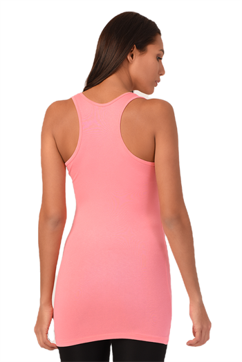 Kalın Askılı Rambo Viskon Gül Kurusu Uzun Body