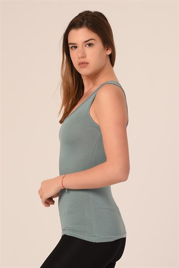 Kalın Askılı Rambo Viskon Mavi Body