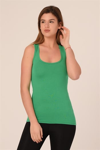 Kalın Askılı Rambo Viskon Yeşil Body