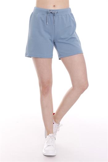 Yandan Cepli Beli Lastikli Şort