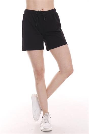 Yandan Cepli Beli Lastikli Şort