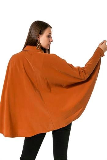 Pelerin Model Tarçın Rengi Gömlek