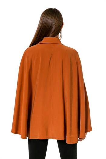 Pelerin Model Tarçın Rengi Gömlek