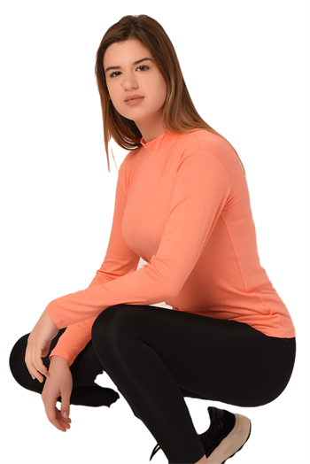Yarım Balıkçı Uzun Kollu Viskon Somon Body