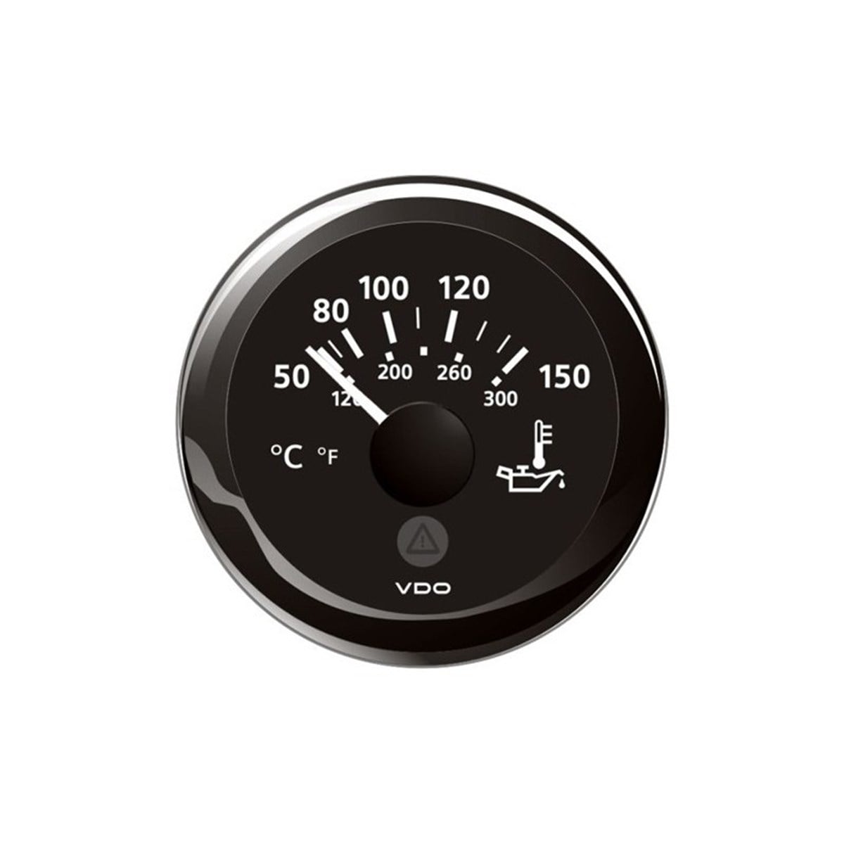VDO Motor yağ ısı göstergesi 50° - 150°C Siyah
