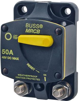 Blue Sea 187 Serisi Yüzeye Montaj Devre Kesici - 50 Amper - 7139-BSS