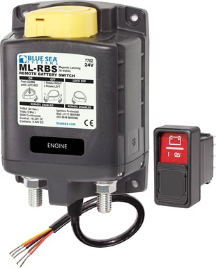Blue Sea ML-RBS Serisi Uzaktan Kumanda Akü Şalteri 24V - 7702-BSS/Kesiciler için