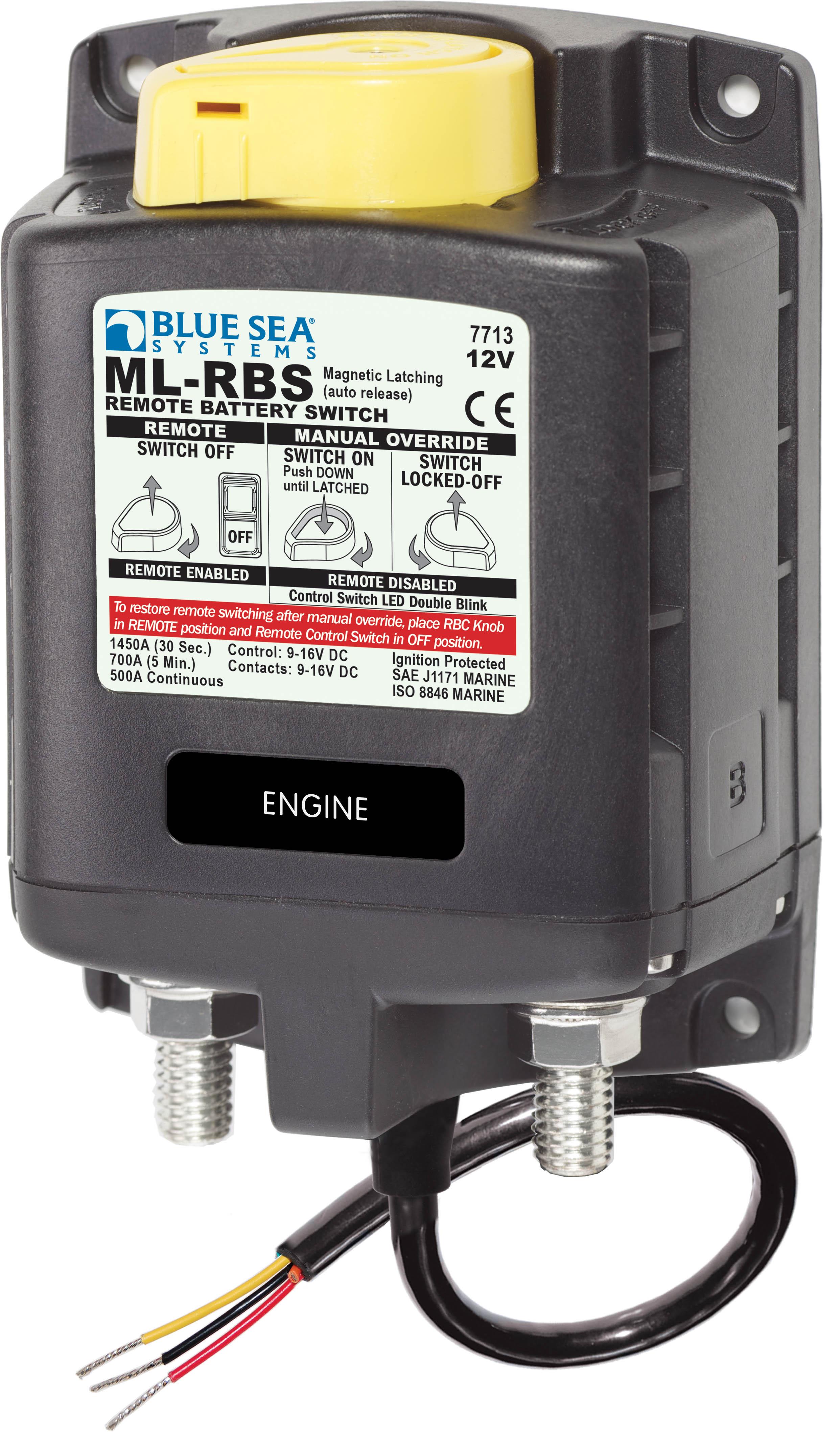 Blue Sea ML-RBS Serisi Uzaktan Kumanda Akü Anahtarı 12V - 7713-BSS
