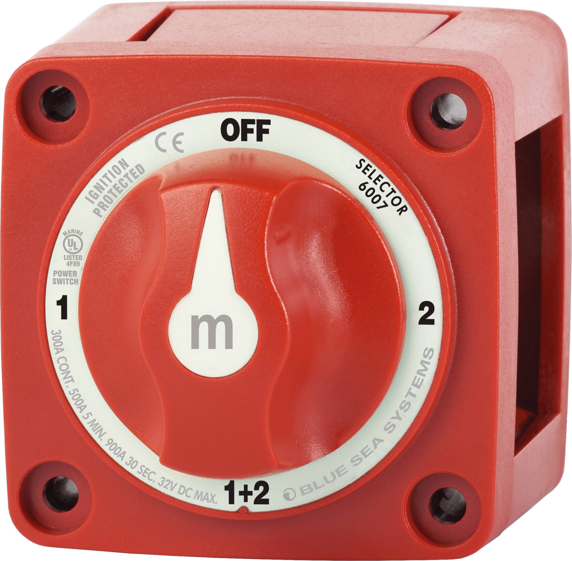 Blue Sea Systems M Serisi Mini Seçici Akü Anahtarı - 6007-BSS/Kesiciler için