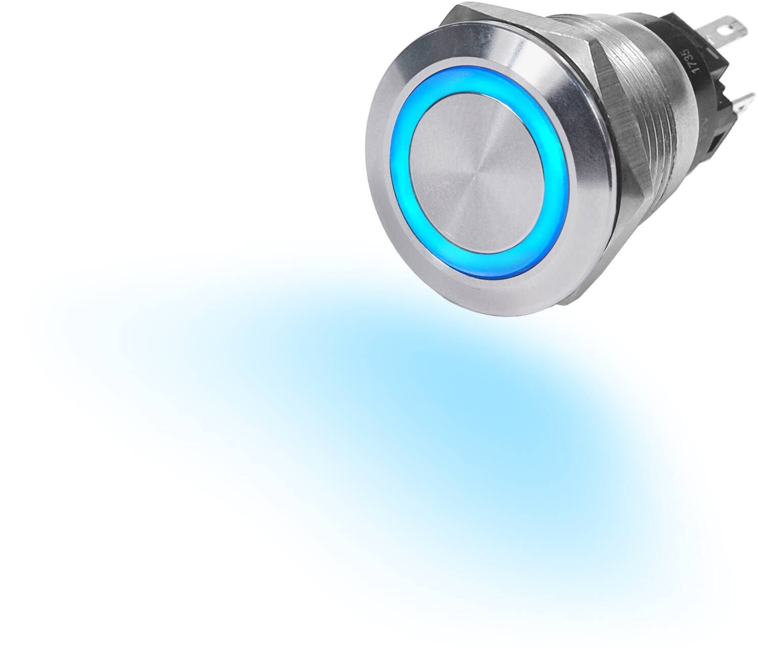 Blue Sea Systems Mavi Push Button OFF-(ON) - 4161-BSS/Paneller ve Butonlar için