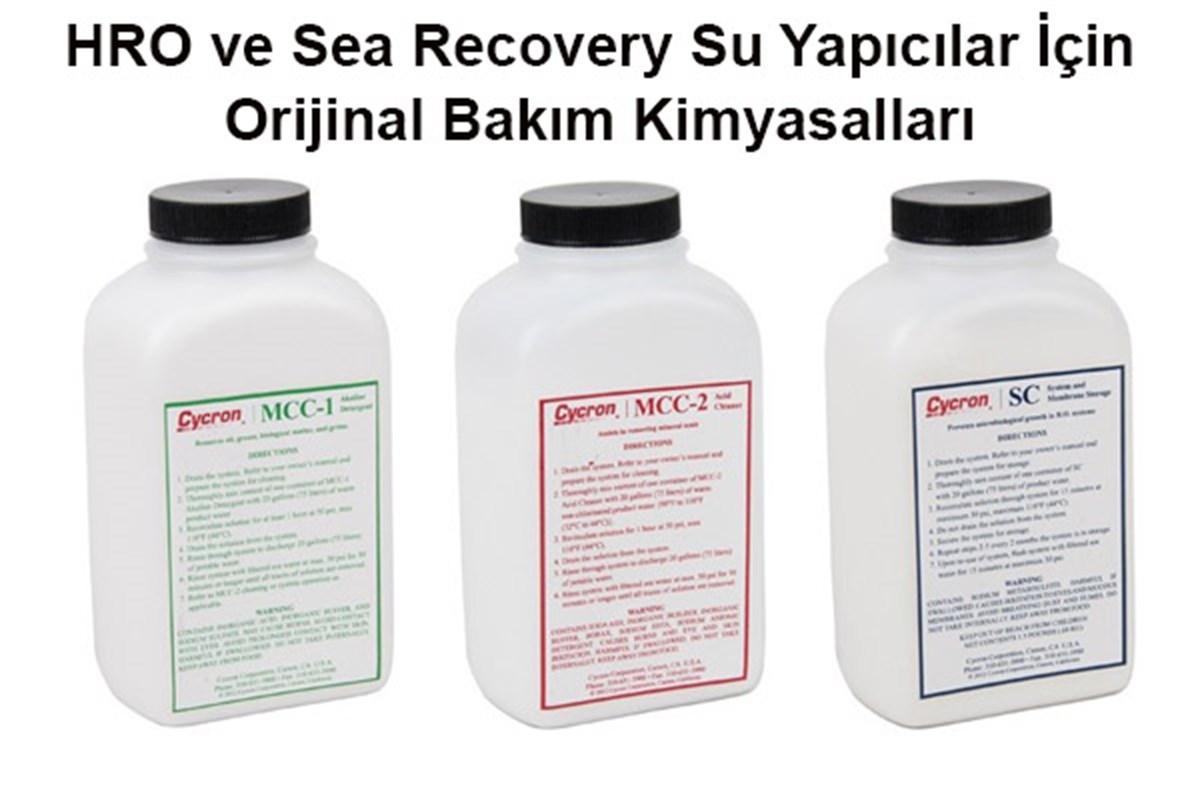 HRO Kimyasal set CC1, CC2 ve Saklama