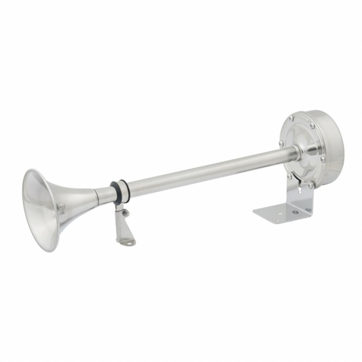 Marinco 11017XLP Single Electric Horn Chrome 24V 47cm