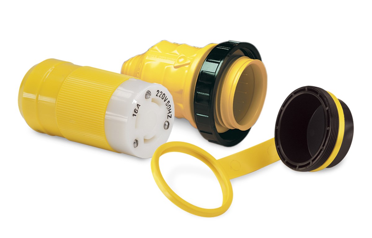 Marinco 16 Amp Bağlantı kiti, ( Fiş, kılıf, Kapak)