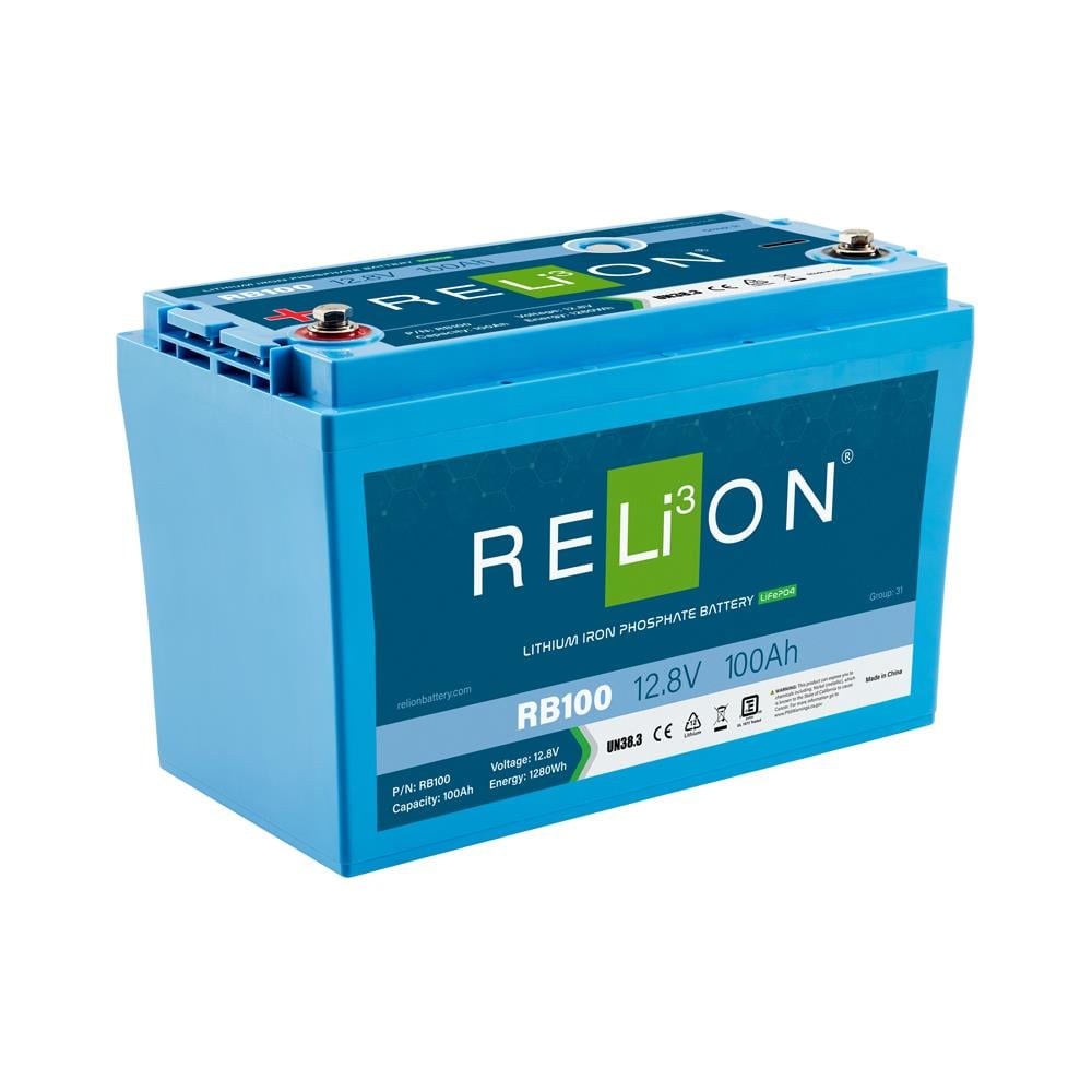RELiON 100Ah Lithium Battery 12V - RB100 