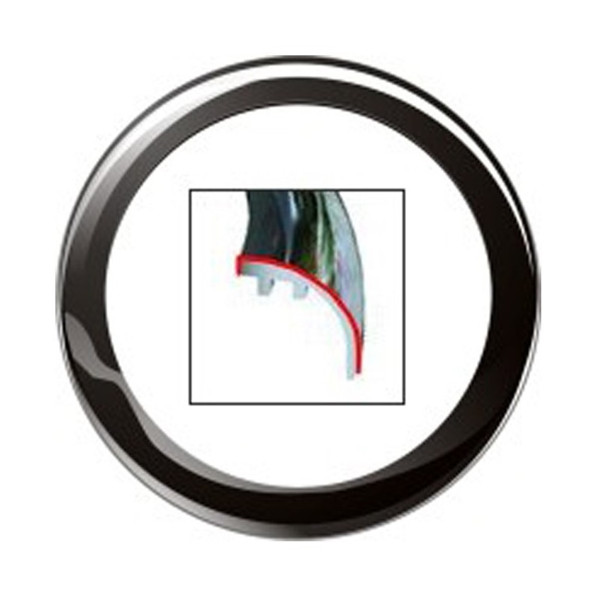 VDO VL Bezel Yuvarlak siyah 52mm - OEM