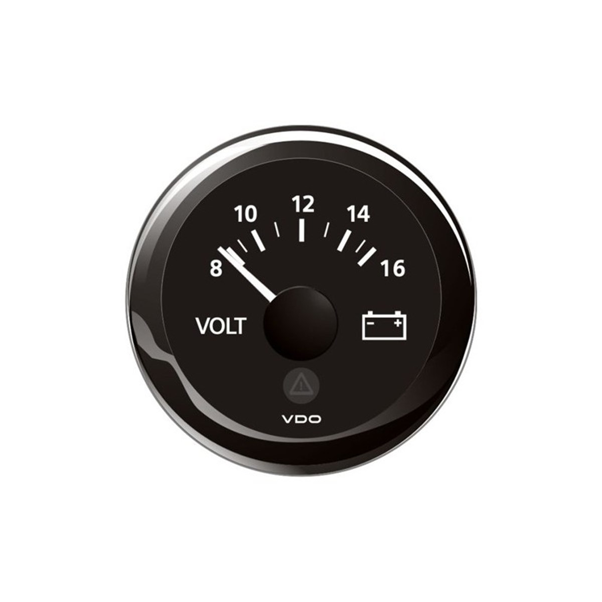 VDO VL Voltmetre 8-16V Siyah 52mm