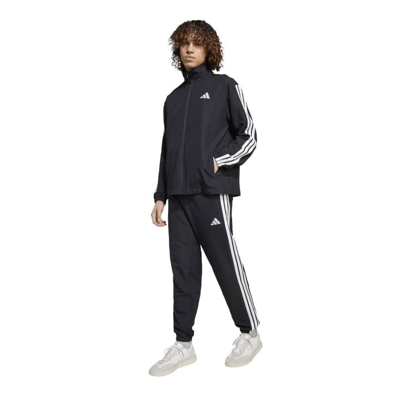 Adidas M 3S WV TT TS Erkek Siyah Eşofman Takımı JI8849