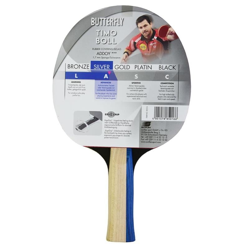 BUTTERFLY TIMO BOLL SILVER P.P.RAKET 85016S