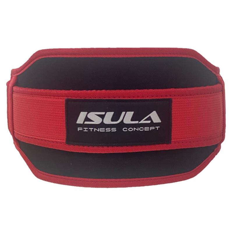 ISULA WEIGHT LIFTING BELTS-RED/ BLACK FBS167203-305