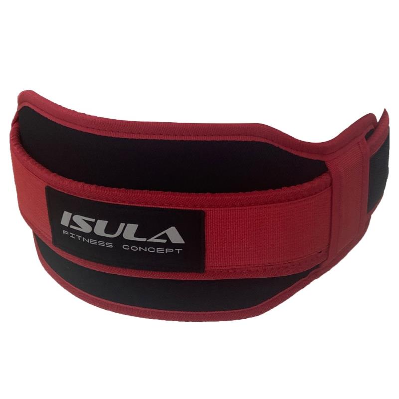 ISULA WEIGHT LIFTING BELTS-RED/ BLACK FBS167203-305