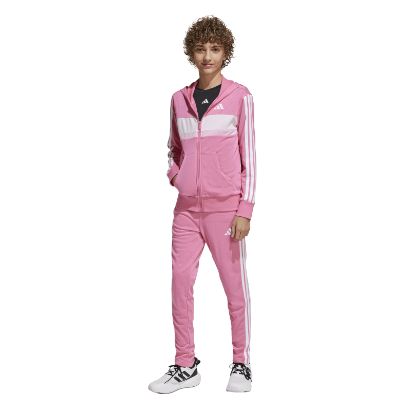 Adidas J 3S TIB FT TS Çocuk Pembe Eşofman Takımı JI6037