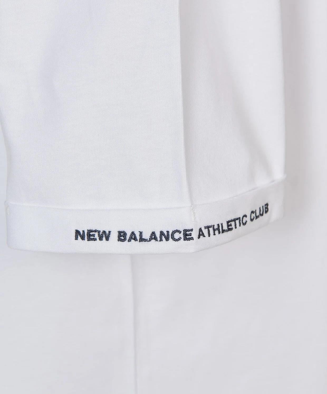 New Balance Lifestyle Unisex Beyaz Tişört UNT3417