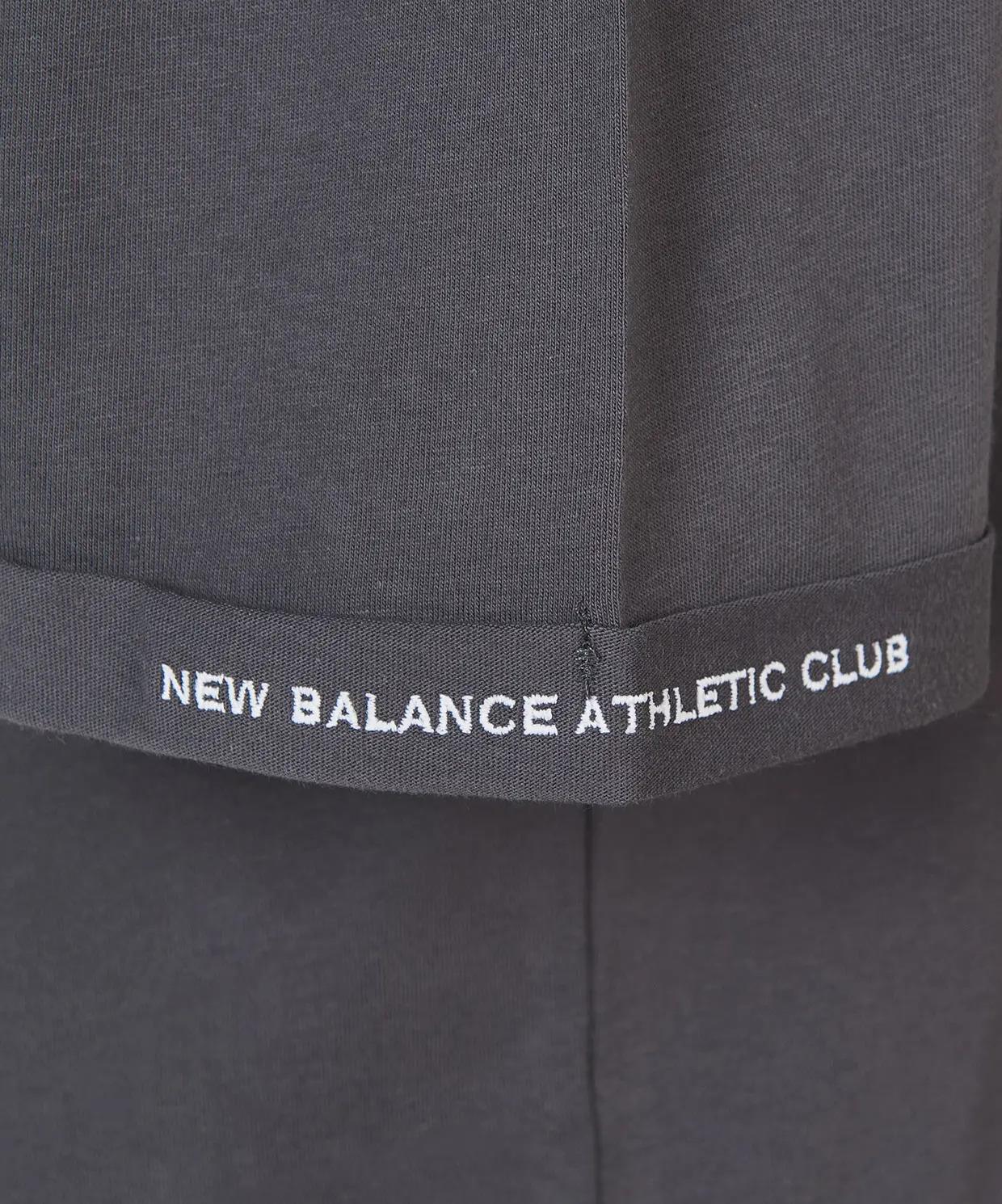 New Balance Lifestyle Unisex Gri Tişört UNT3417