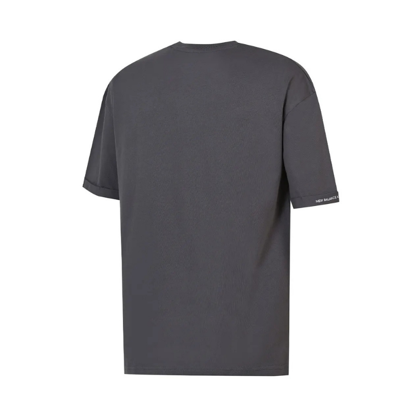 New Balance Lifestyle Unisex Gri Tişört UNT3417