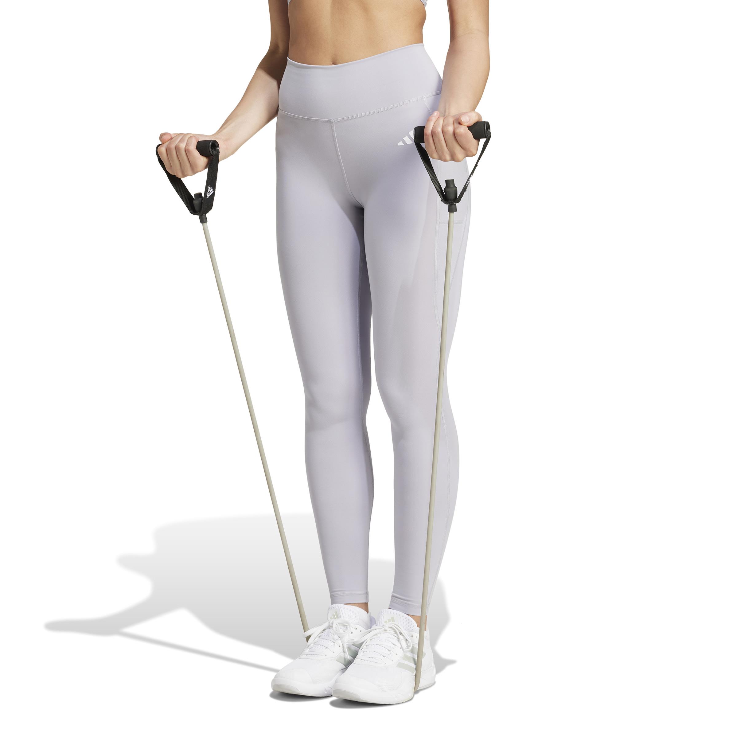 Adidas Optime Essentials Stash Gri Kadın Tayt IX5023