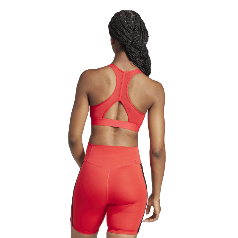 Adidas Powerreact Train Medium-Support 3-Stripes Sporcu Sütyeni JP4805