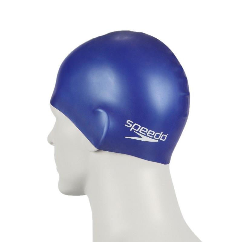 SPEEDO JUNIOR SILICON SWIM CAP BLUE