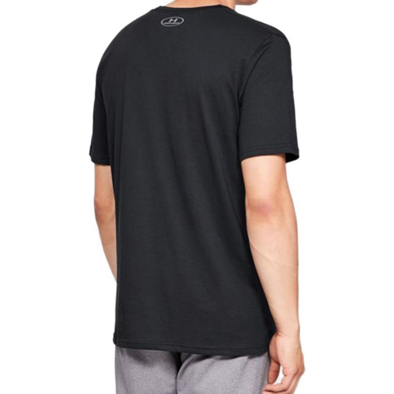 UA SPORTSTYLE LEFT CHEST ERKEK T-SHIRT Erkek Siyah Tişört 1326799-001