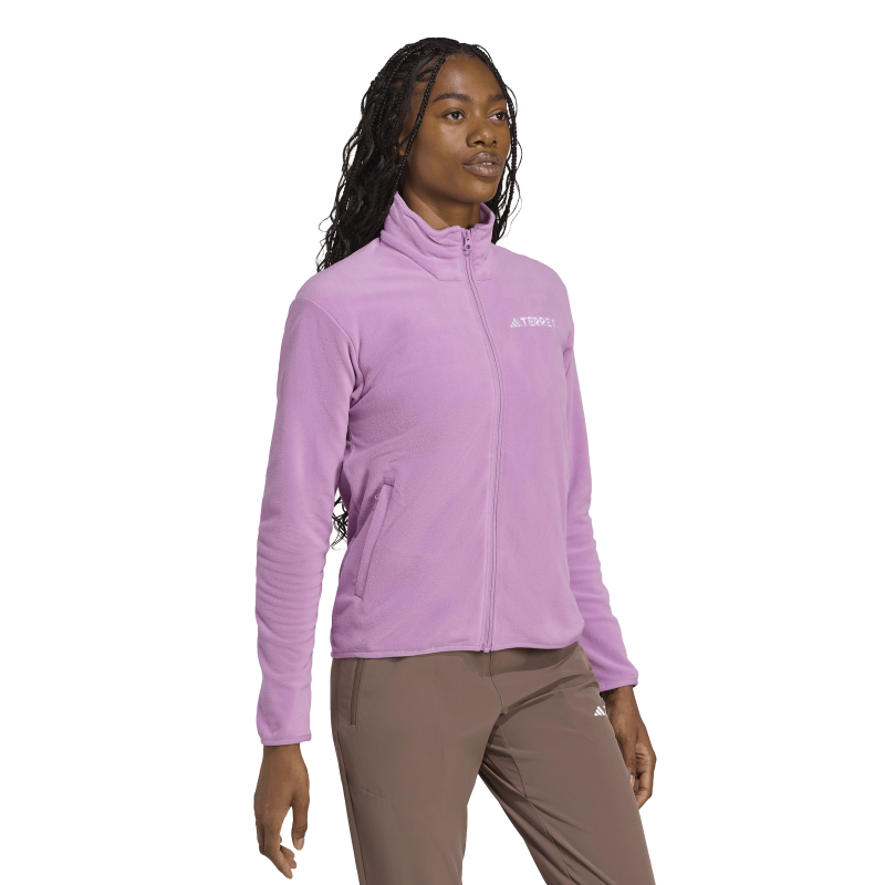 Adidas W MT ESS FZ FL Pembe Kadın Polar JM3113