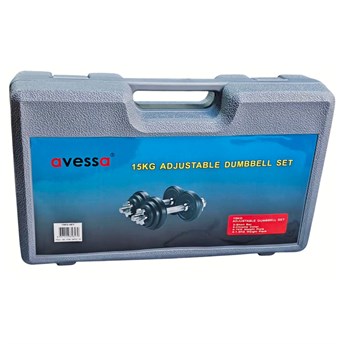 AVESSA 15 KG-SET ÇANTALI SİYAH PLAKA 2 KRLY6401