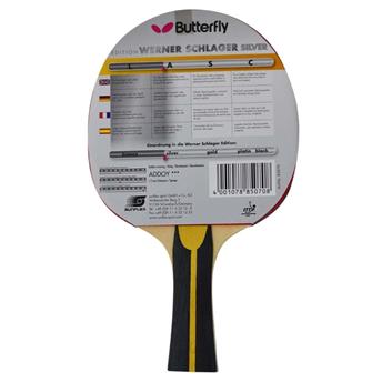 BUTTERFLY WERNER SCHLAGER SILVER P.P.RAKET 85070